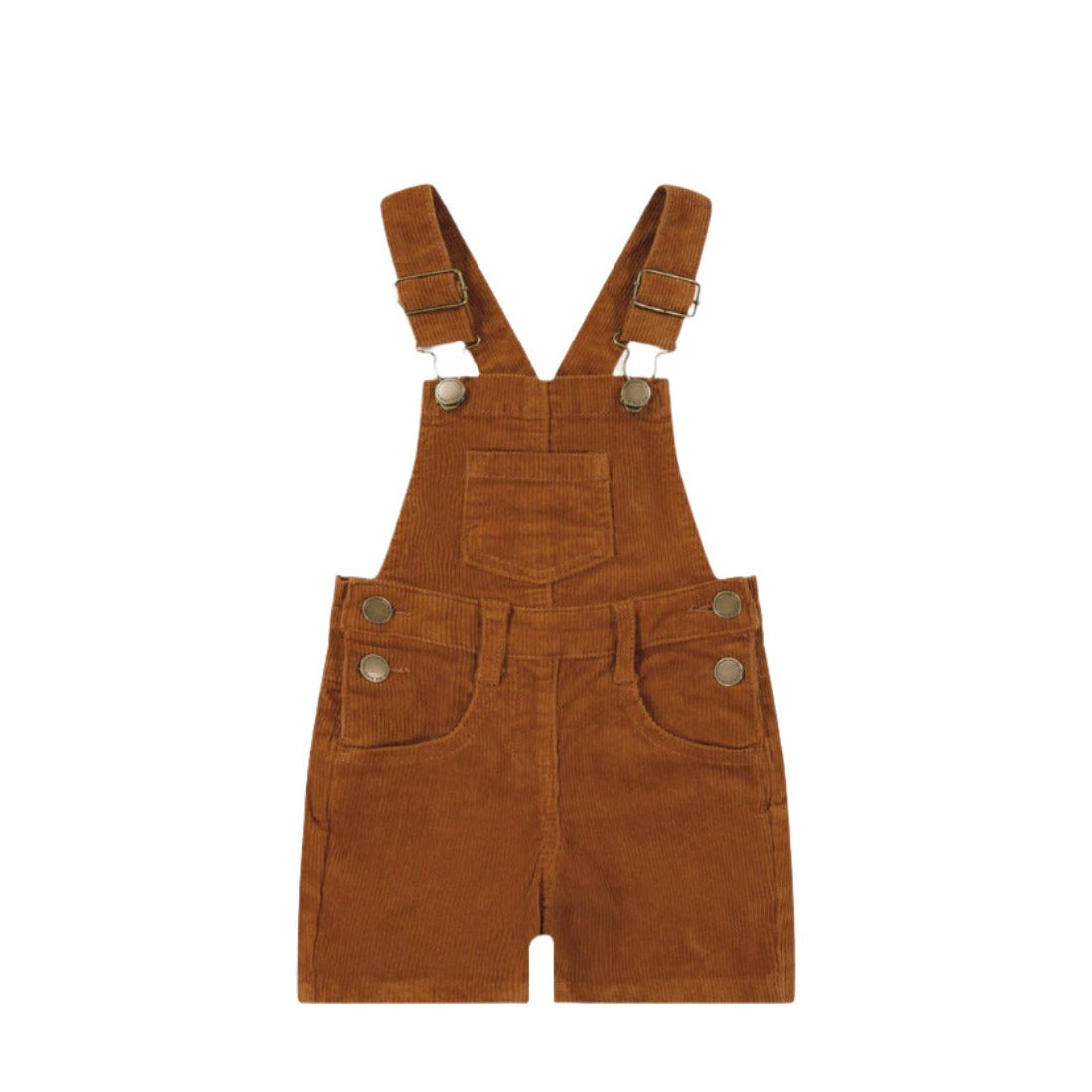 Casey Cord Short Overall - Cinnamon | Jamie Kay