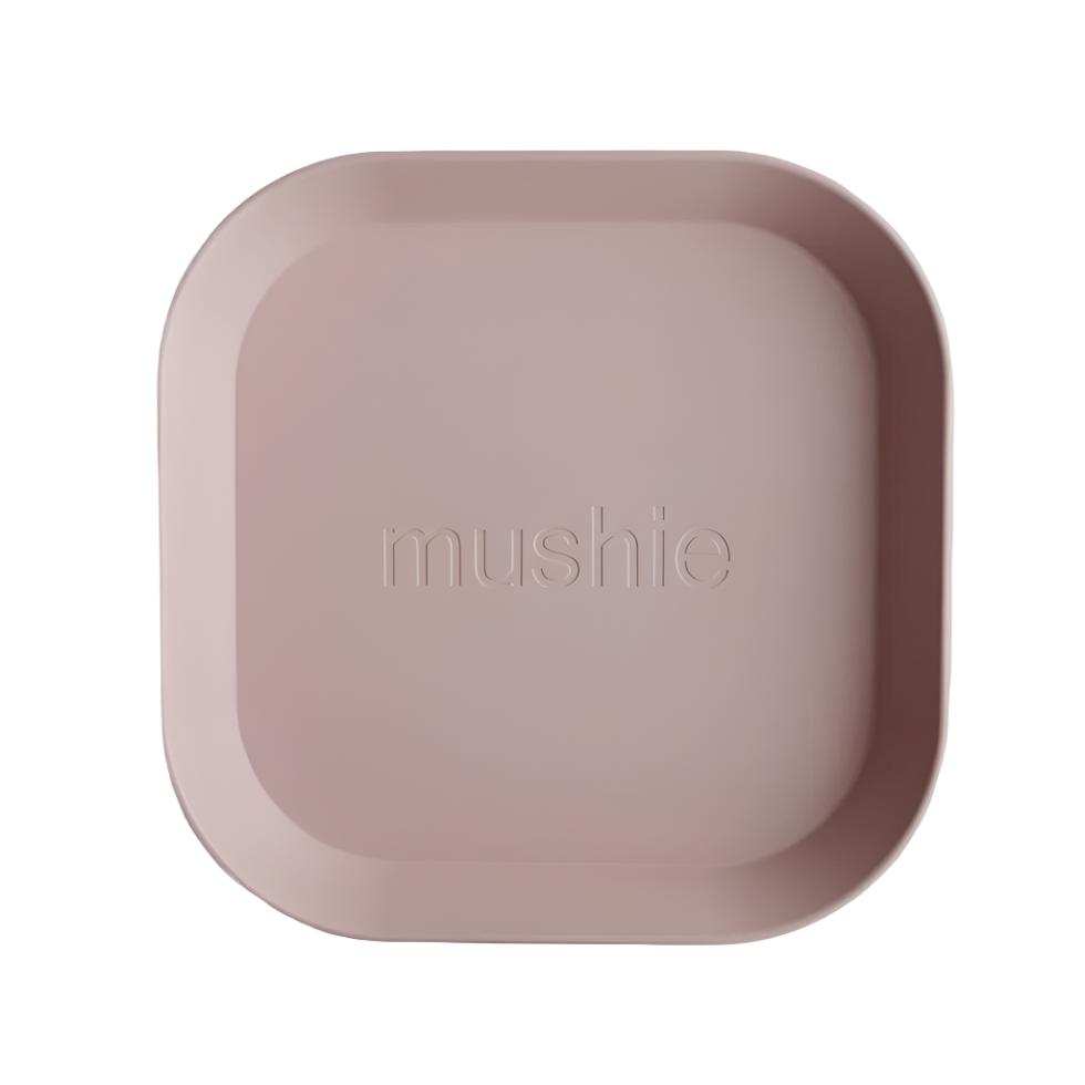 Square Dinnerware Plate (set of 2) - Blush | Mushie