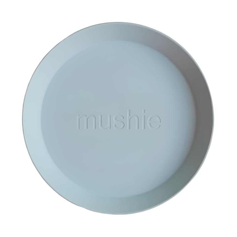 Round Dinnerware Plate (set of 2) - Powder Blue | Mushie