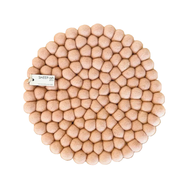 Felt Ball Pot Stand - Blush | SHEEP-ish