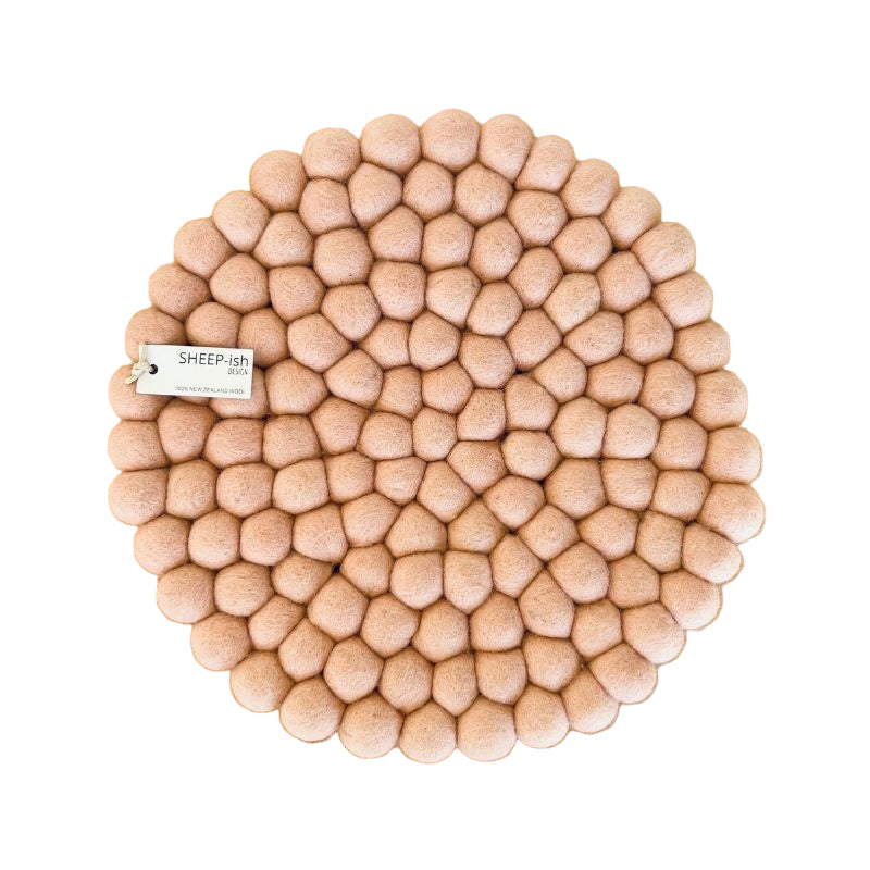 Felt Ball Pot Stand - Blush | SHEEP-ish