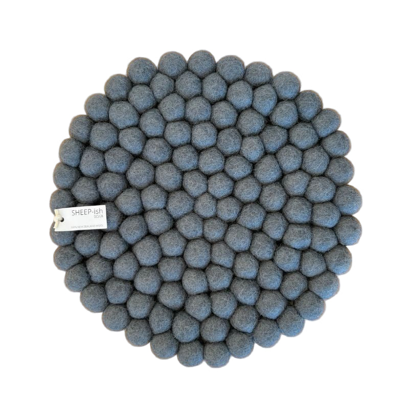 Felt Ball Pot Stand - Storm | SHEEP-ish