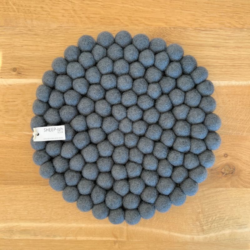 Felt Ball Pot Stand - Storm | SHEEP-ish
