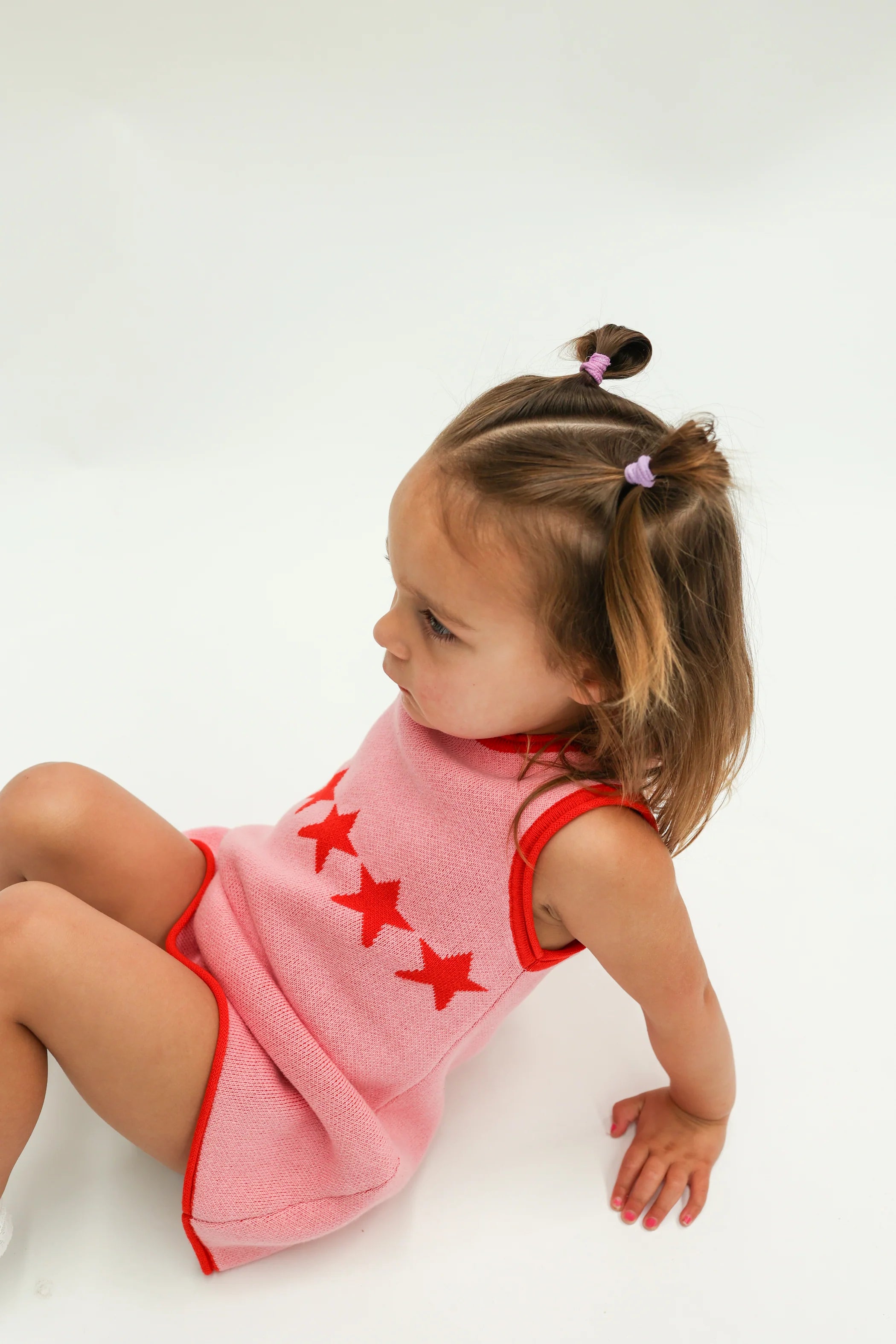 Stars Align Dress - Pink + Red | Sunday Siblings