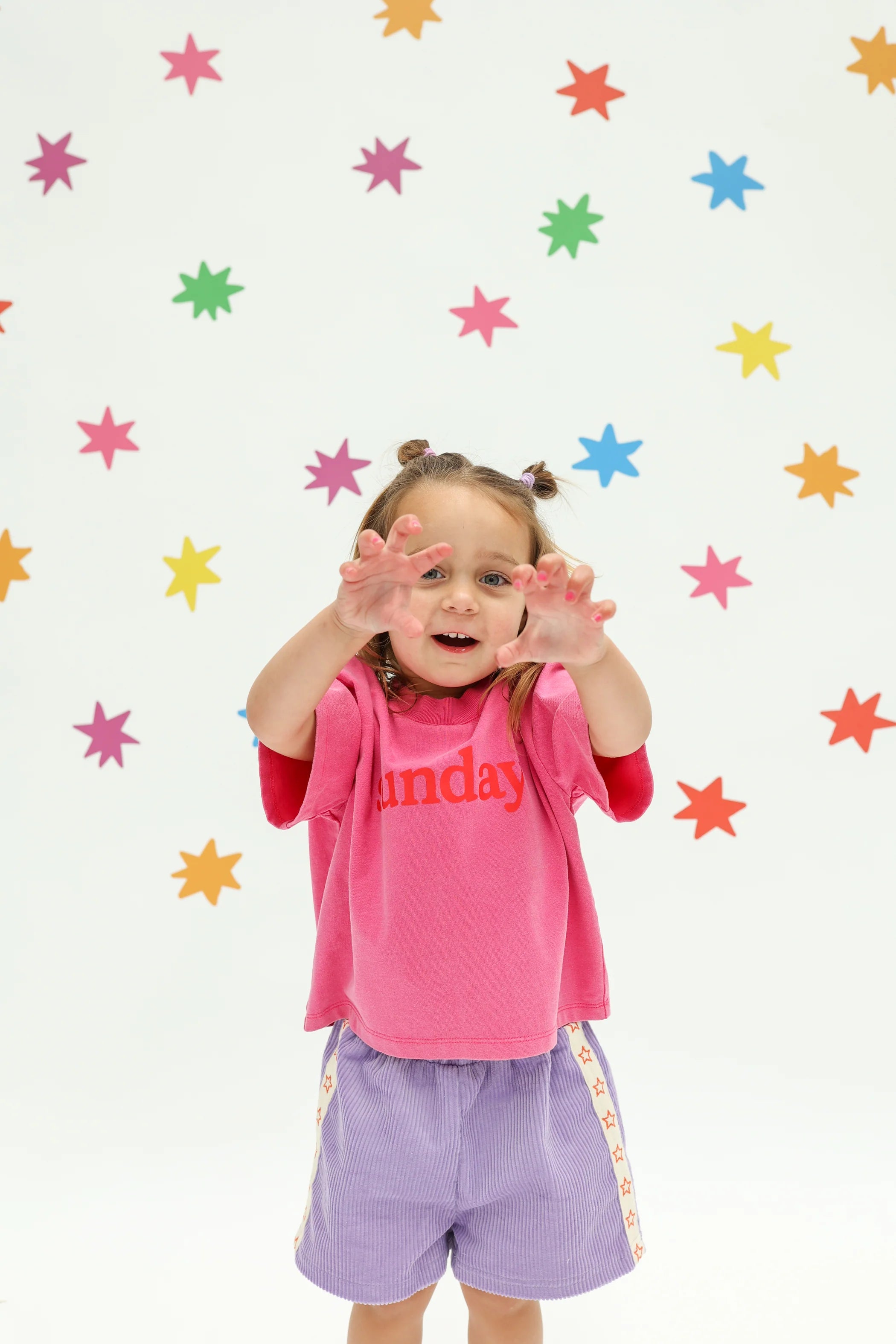 Playtime Cord Shorts - Purple | Sunday Siblings