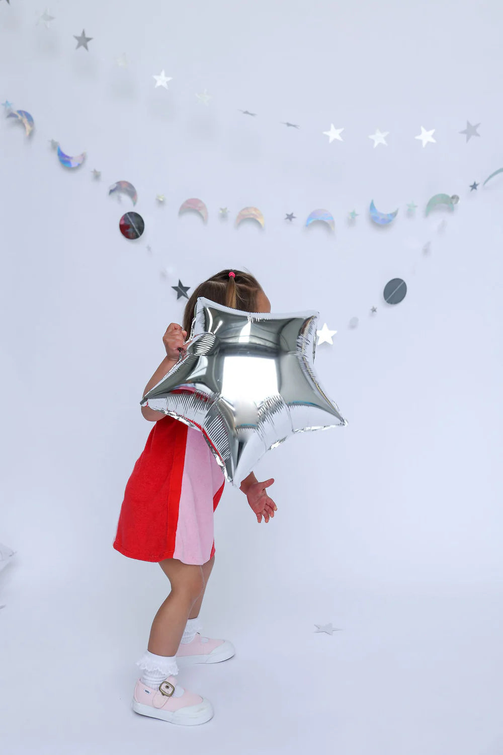 Lunar Dress - Red + Pink | Sunday Siblings