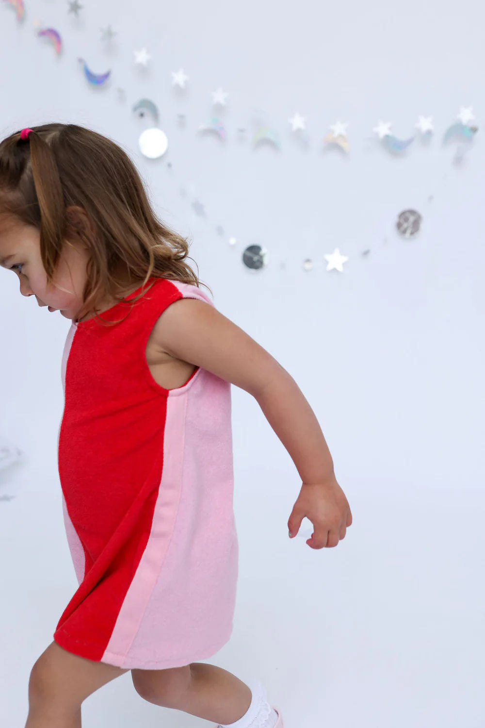 Lunar Dress - Red + Pink | Sunday Siblings