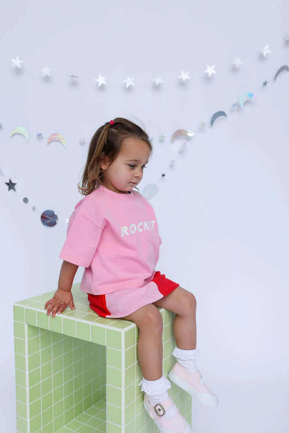 Lunar Dress - Red + Pink | Sunday Siblings