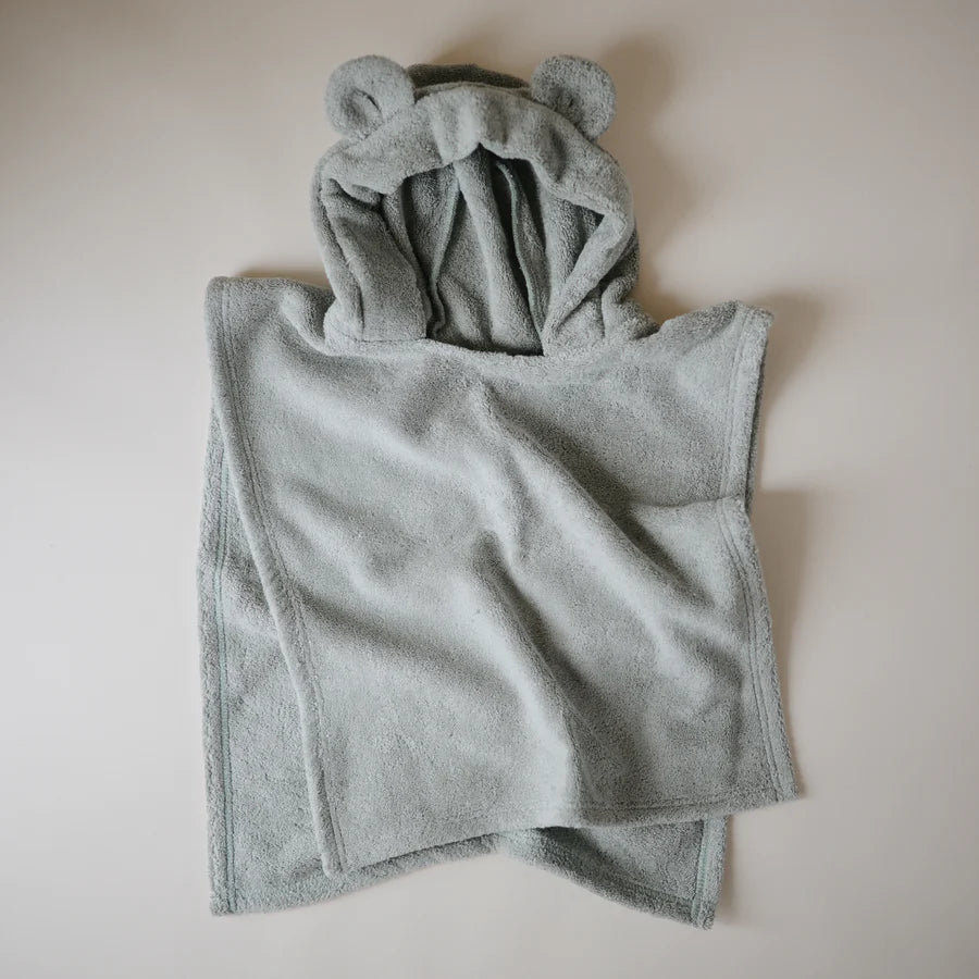 Poncho Towel Bear - Moss | Mushie