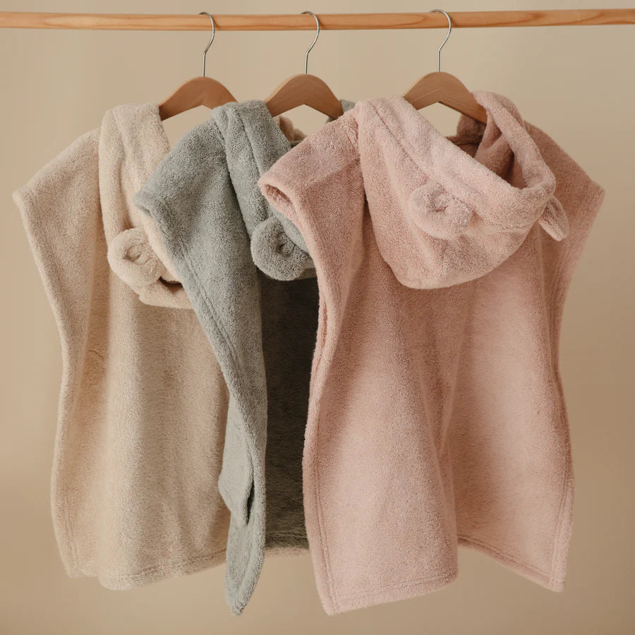 Poncho Towel Bear - Moss | Mushie
