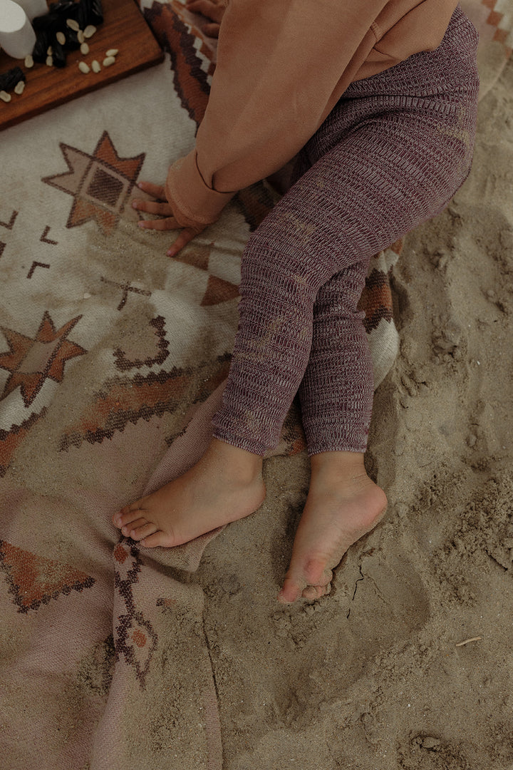 Footless Cotton Tights - Vanilla Fig | Silly Silas