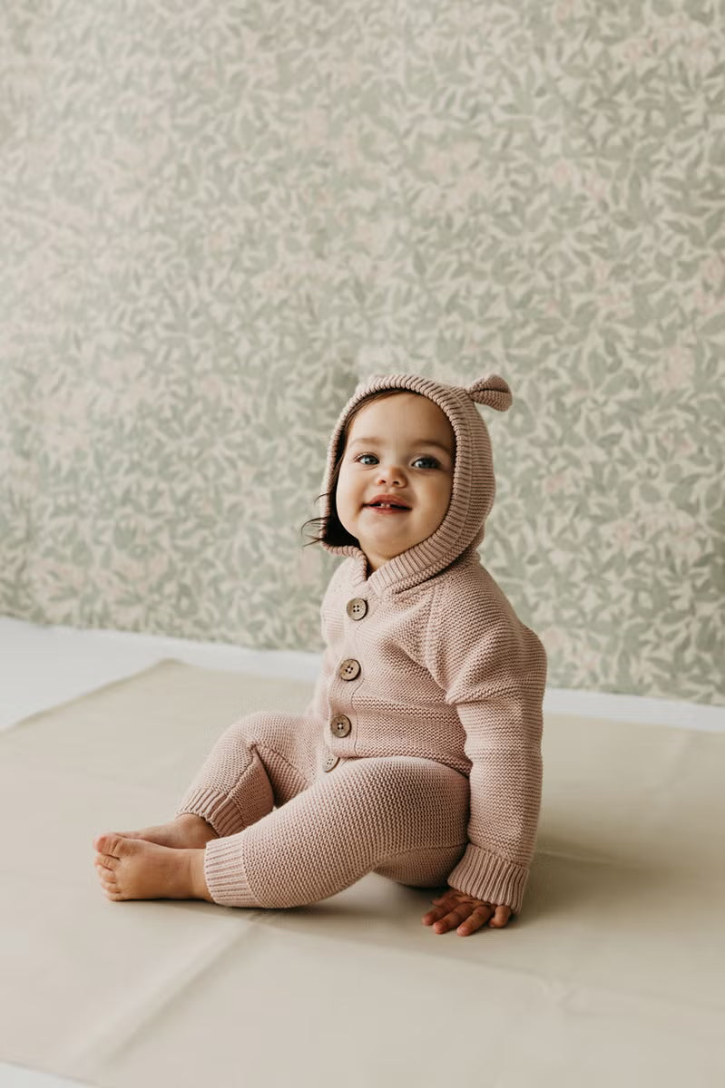 Jack Playsuit - Pink Calico | Jamie Kay