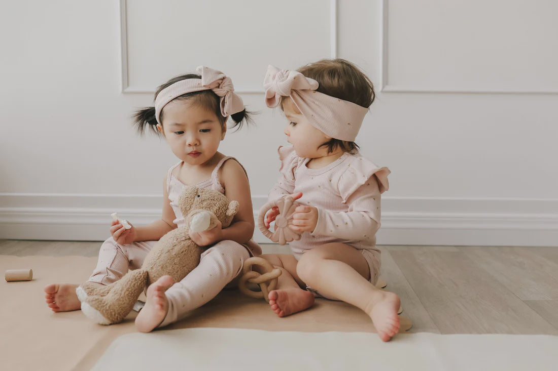 Organic Cotton Long Sleeve Frill Bodysuit - Annie Ditzy Floral | Jamie Kay