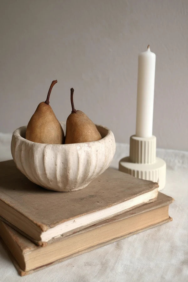 Merdeka Candle Holder - Cashmere | Ned Collections