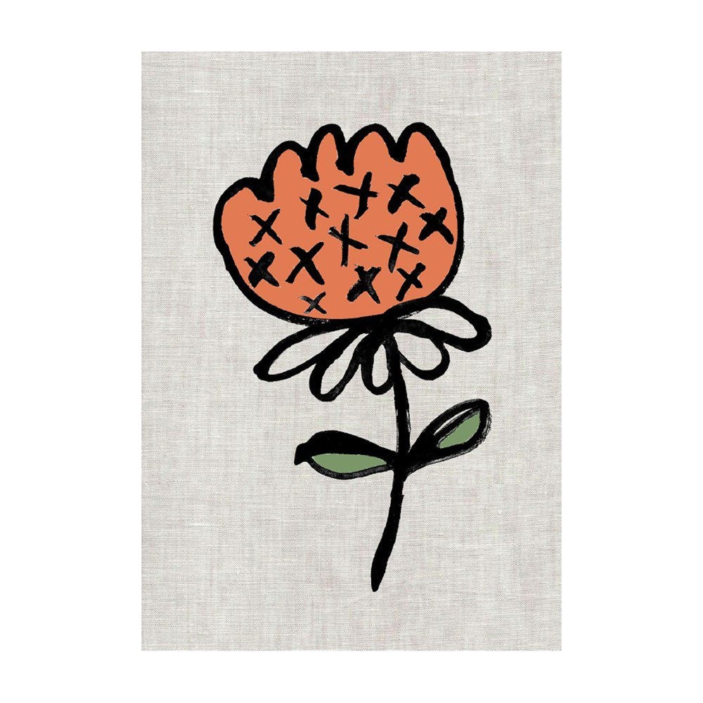 Flower Pops Tea Towel | Linens & More