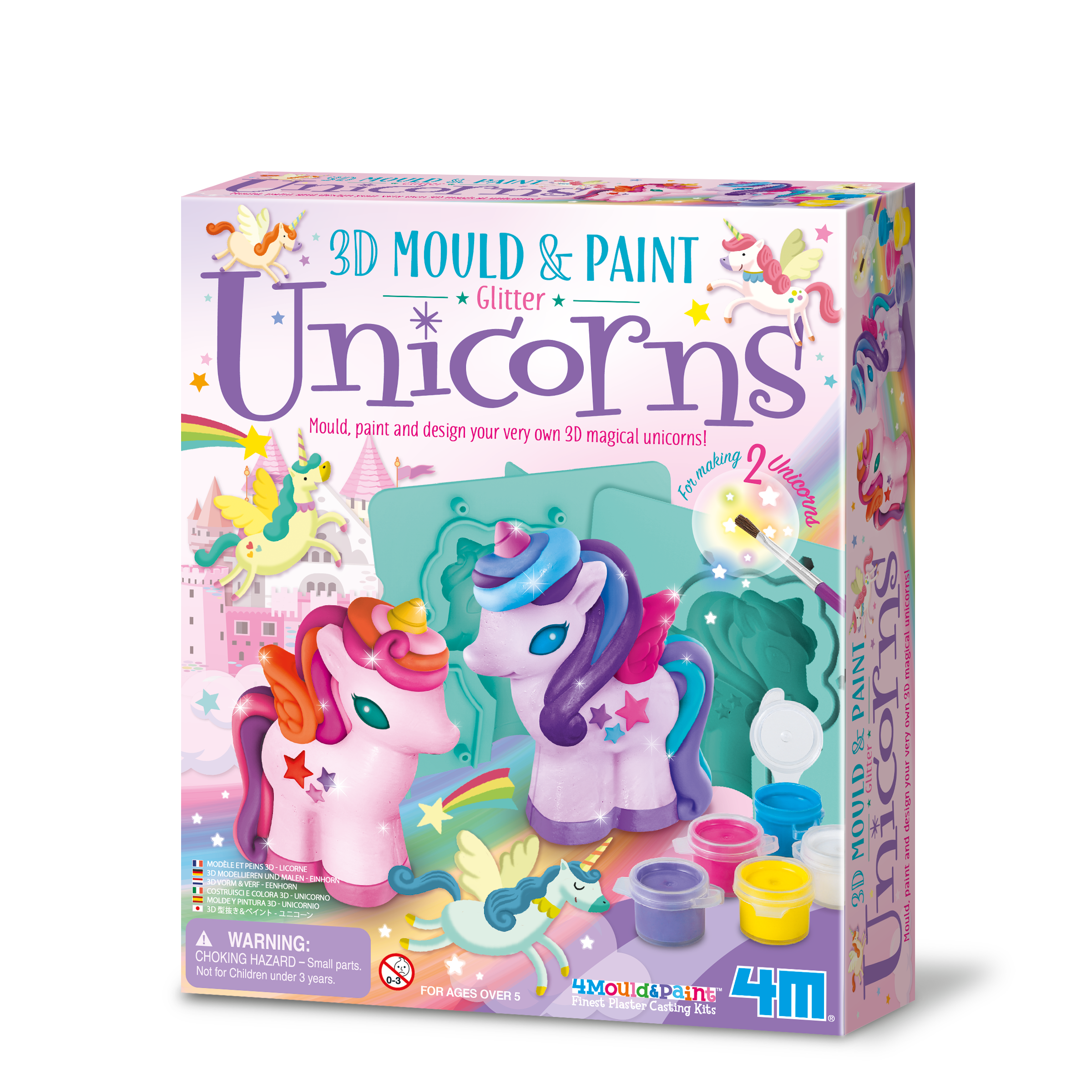 Mould & Paint - Glitter Unicorns | 4M