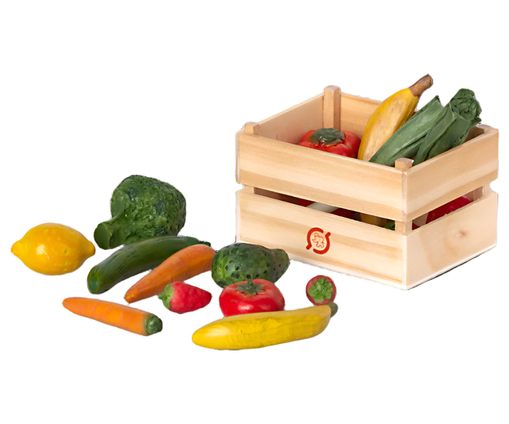 Miniature Fruit & Veggies in box  |  Maileg