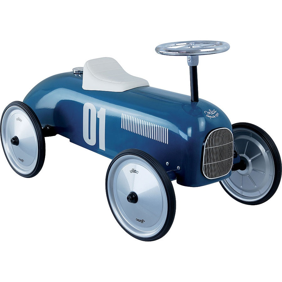 Blue Ride On Classic Car