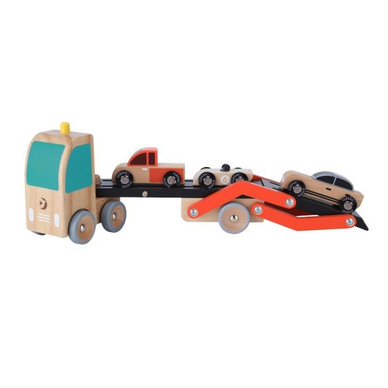 Car Transporter - Black/Orange | Classic World