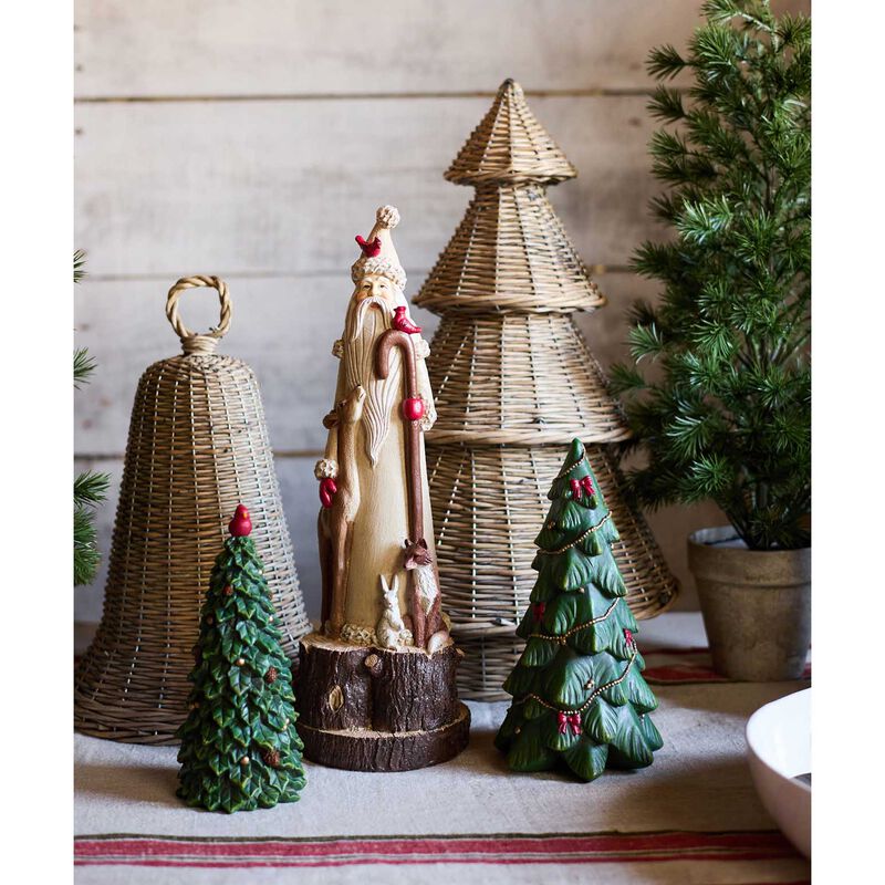 Tree with Pinecones & Bird | French Country