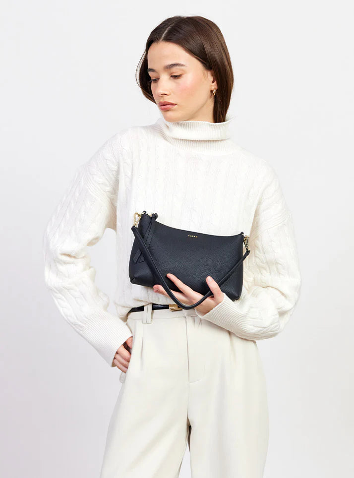 Haven Shoulder Bag - Black | Saben