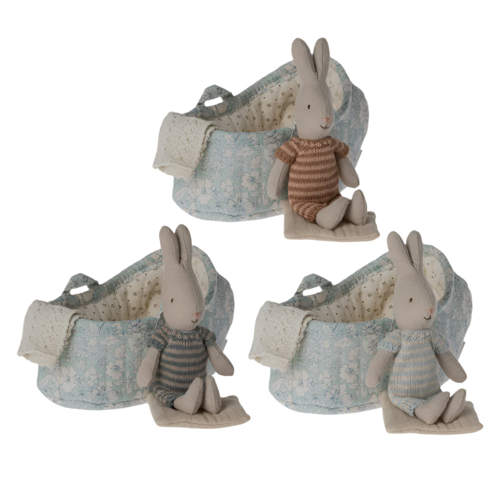Rabbit in Carry Cot Micro | Maileg