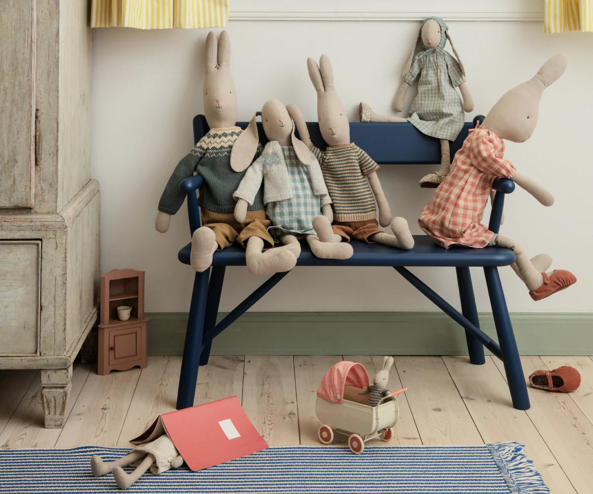 Rabbit Size 5 Blue Sweater | Maileg