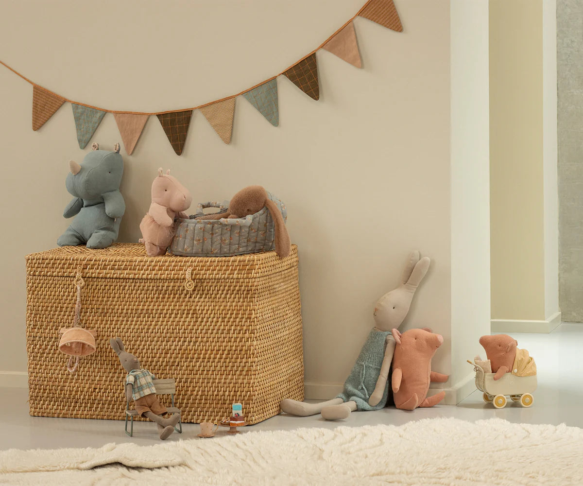 Safari Friends Rhino Medium - Dusty Blue | Maileg