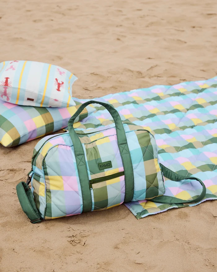 Sorbet Tartan Duffle Bag | Kip & Co