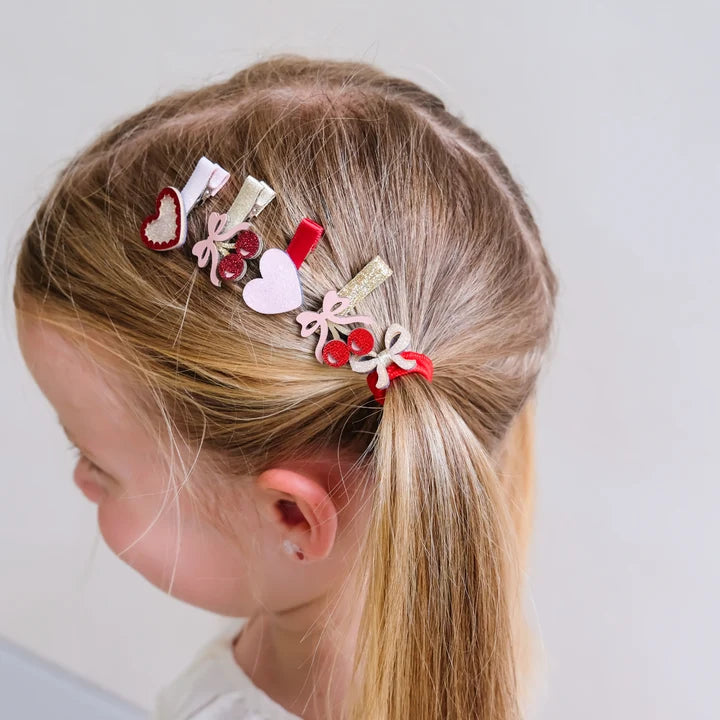 Cherries Salon Clips - Pink | Mimi & Lula