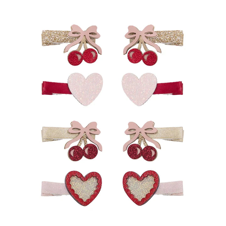 Cherries Salon Clips - Pink | Mimi & Lula