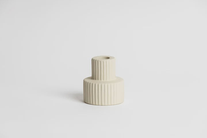 Merdeka Candle Holder - Cashmere | Ned Collections