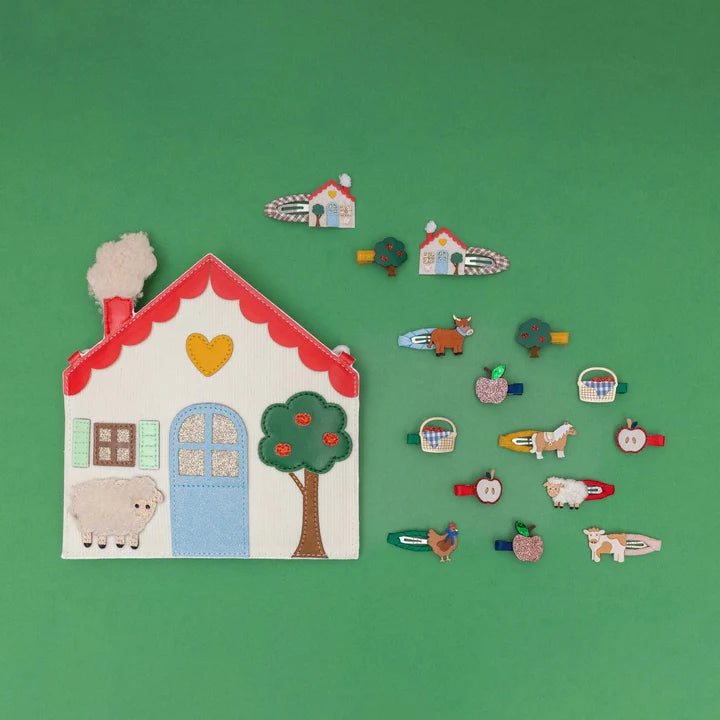 Apple Harvest Salon Clips - Bright Multi | Mimi & Lula