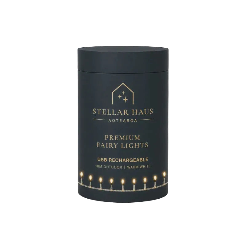 Fairy Lights USB - Clear Cable, Warm White 10m | Stellar Haus