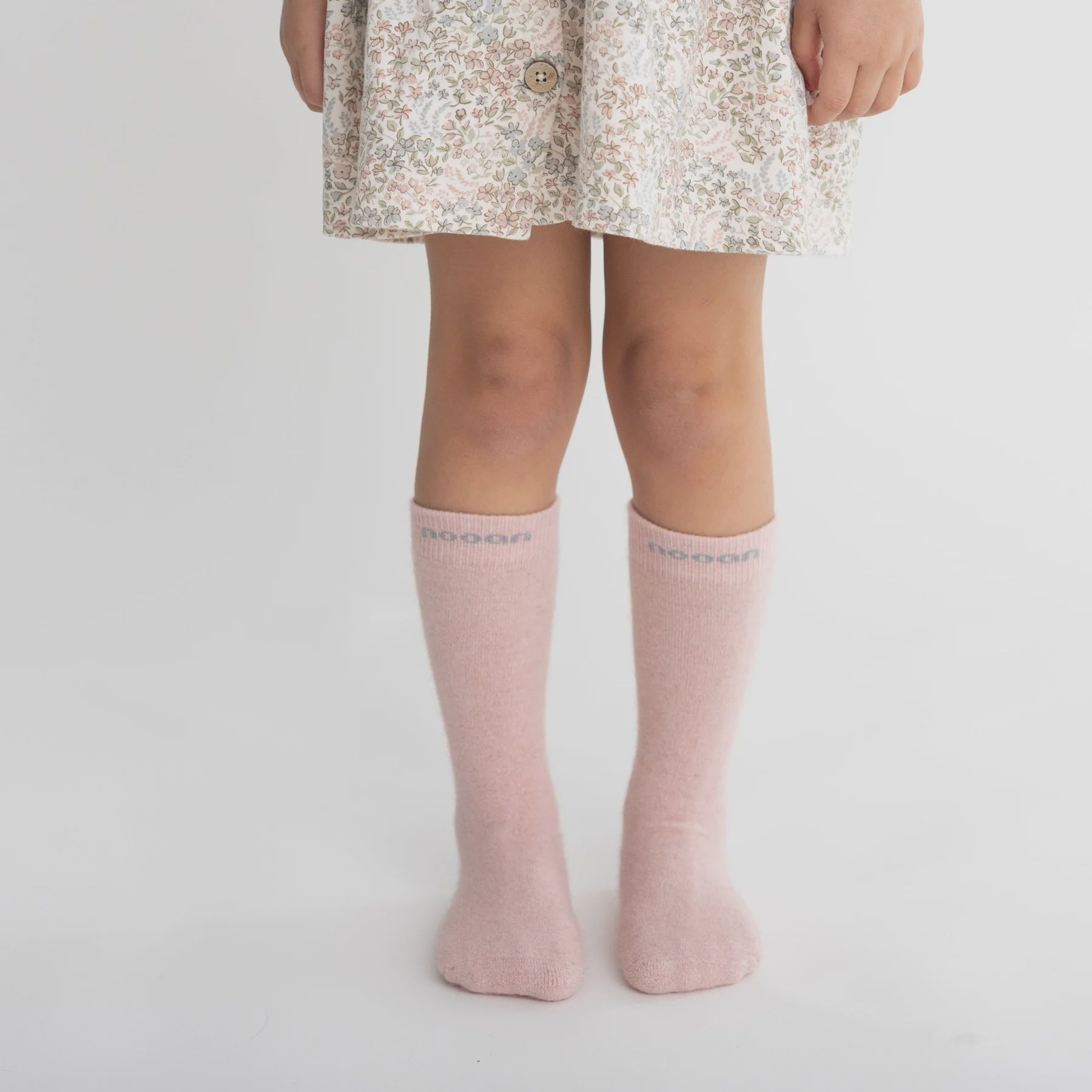 Huka Junior Possum Merino Wool Socks - Rose Water | Nooan