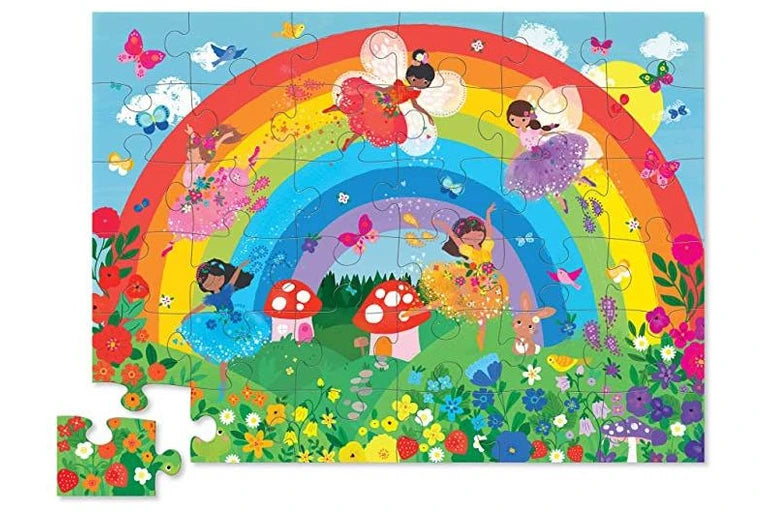 36 Piece Floor Puzzle Over the Rainbow | Crocodile Creek