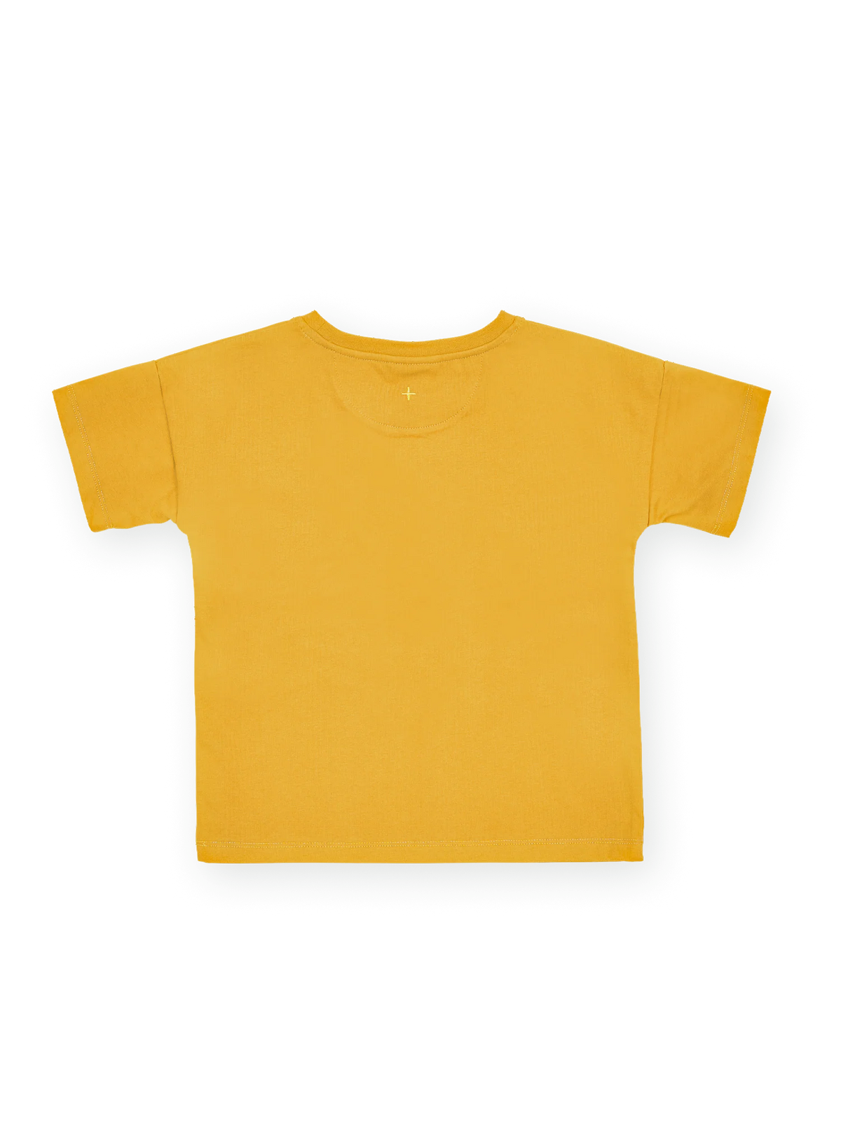 Contrast Stitch Logo T-Shirt - Yellow | Goldie + Ace