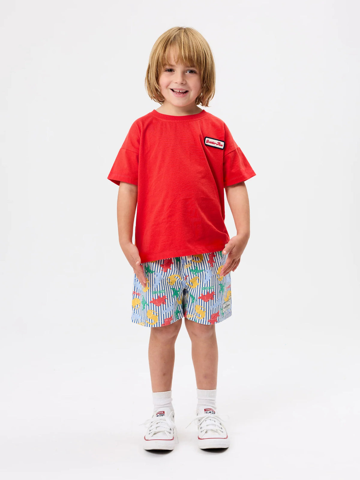 Dino Print Shorts | Goldie + Ace