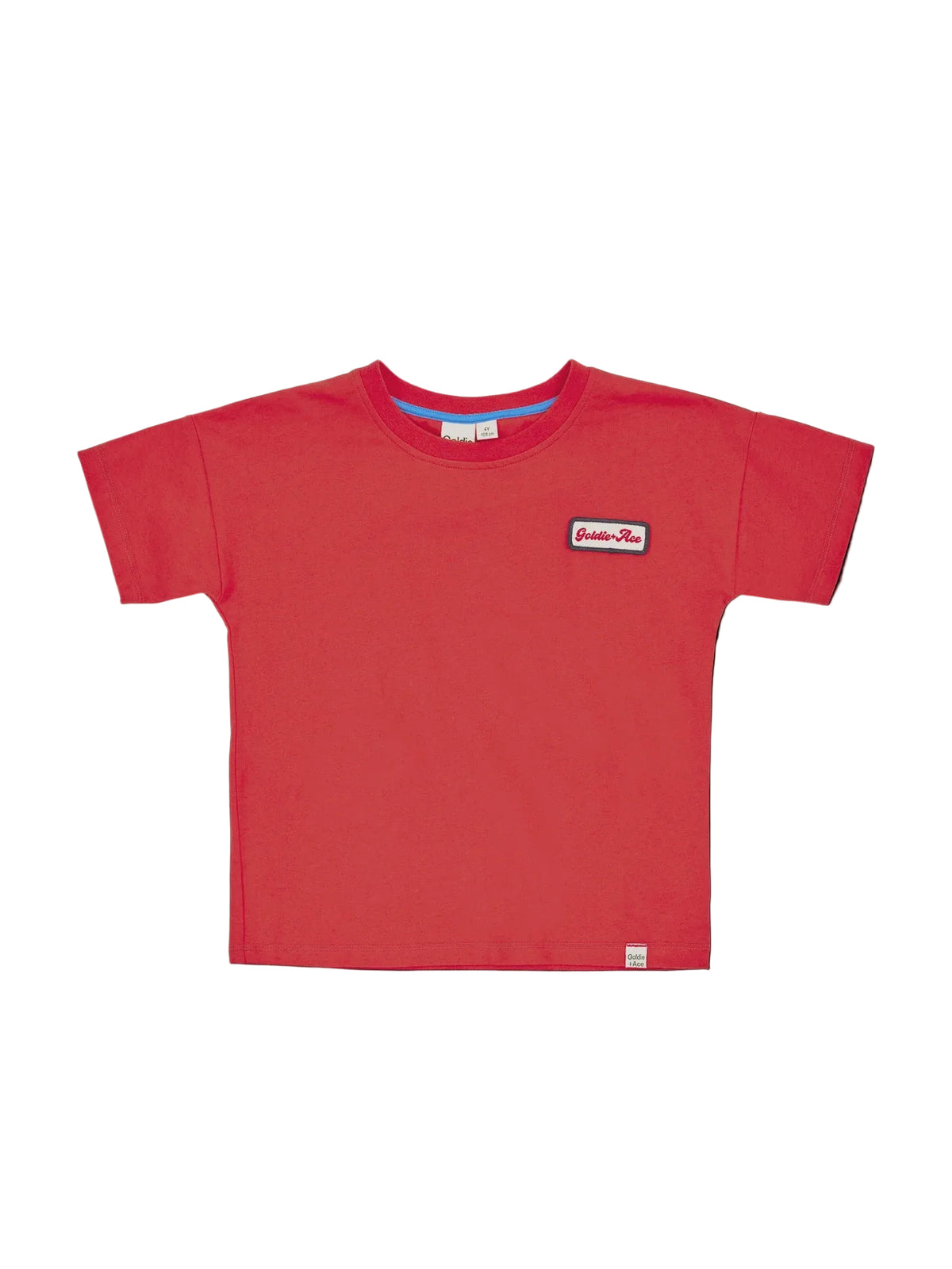 Contrast Stitch Logo T-Shirt - Rust | Goldie + Ace