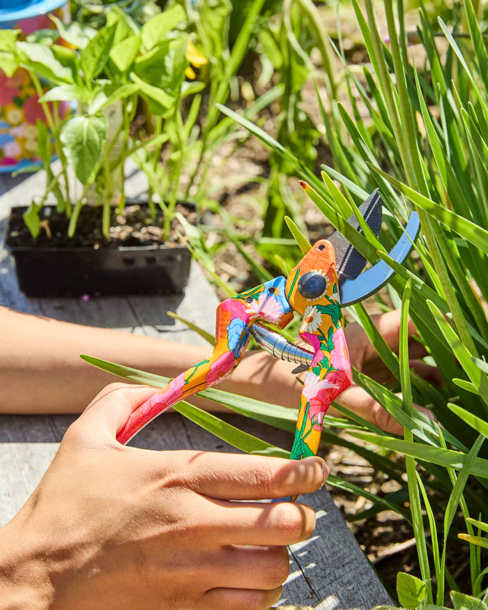 Follow The Sun Yellow Garden Tools and Gloves Set One Size | Kip & Co