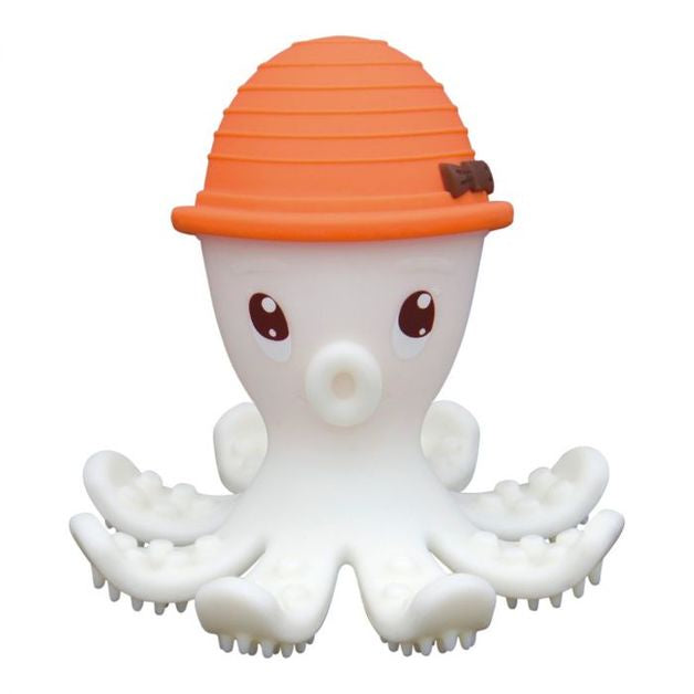Octopus Teething Toy - Orange | Mombella
