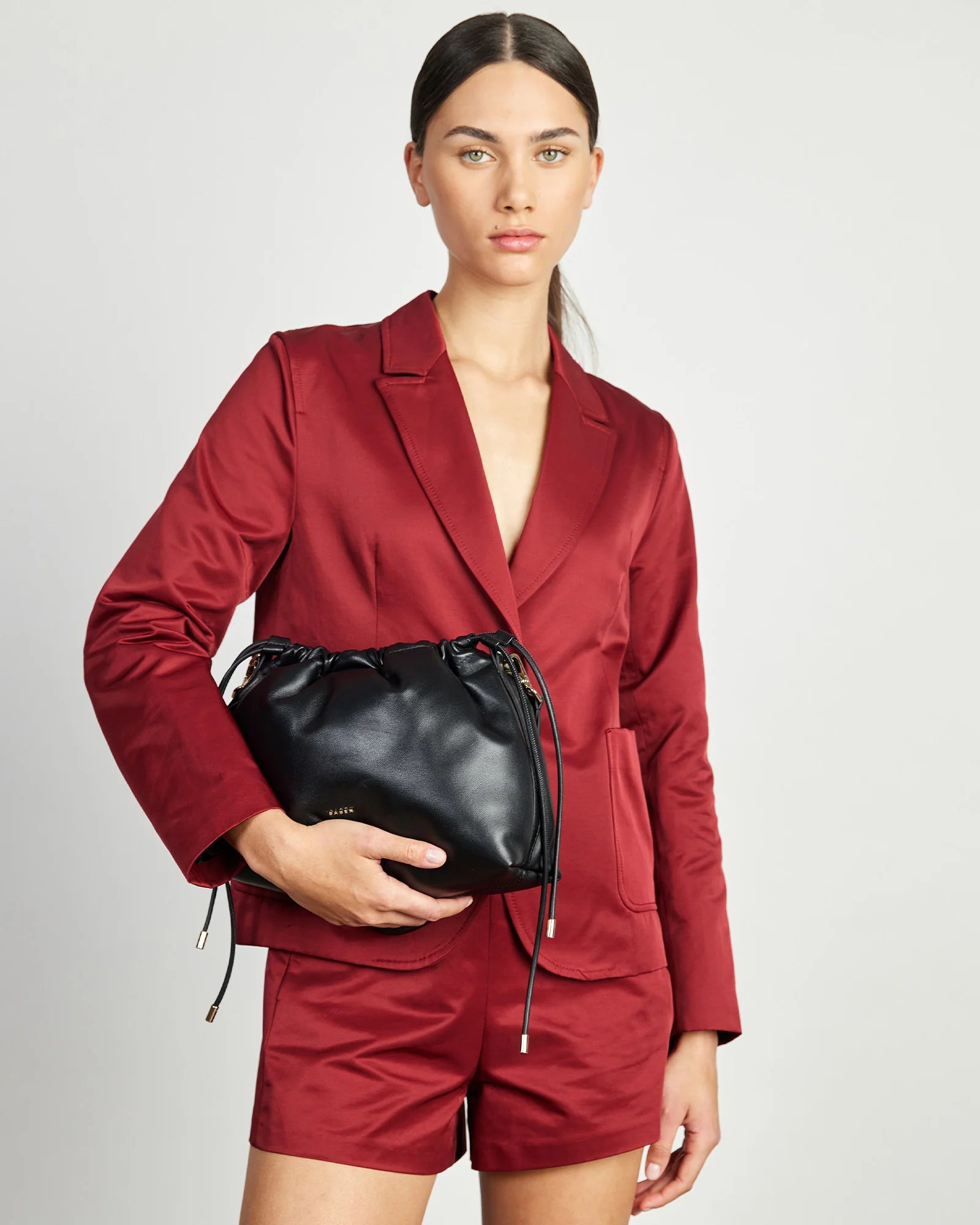 Ellis Shoulder Bag Black Softie | Saben