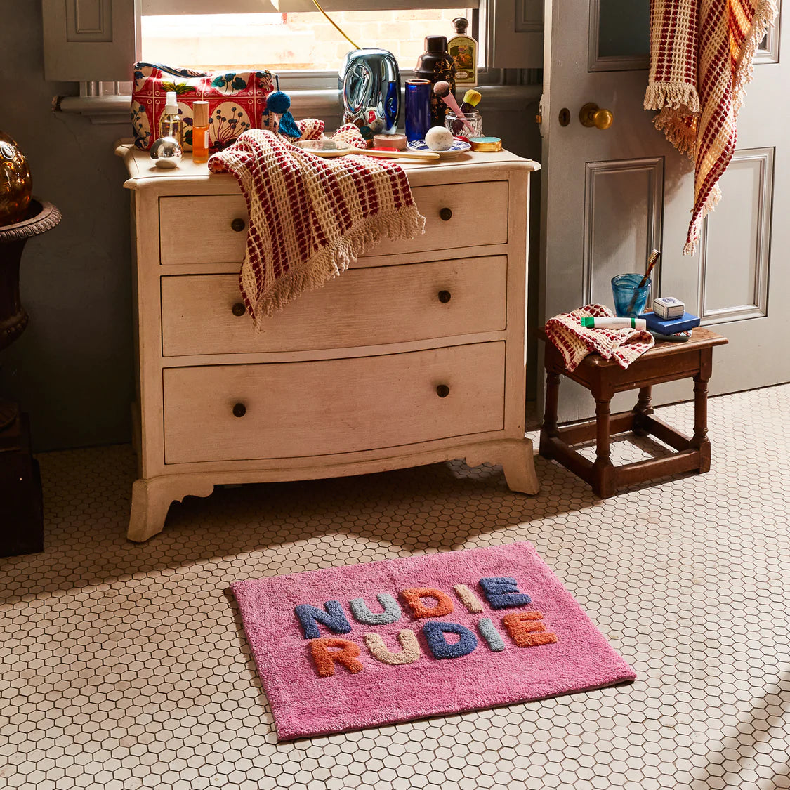 Nudie Rudie Bath Mat Mini || Dahlia | Sage & Clare