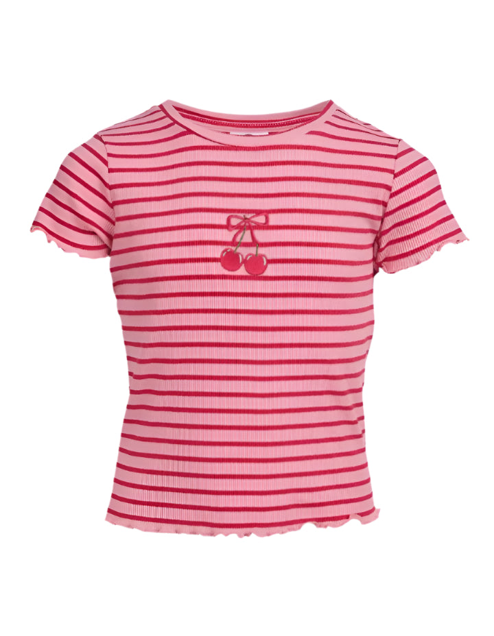 Betty Rib Tee || Pink | Eve Girl