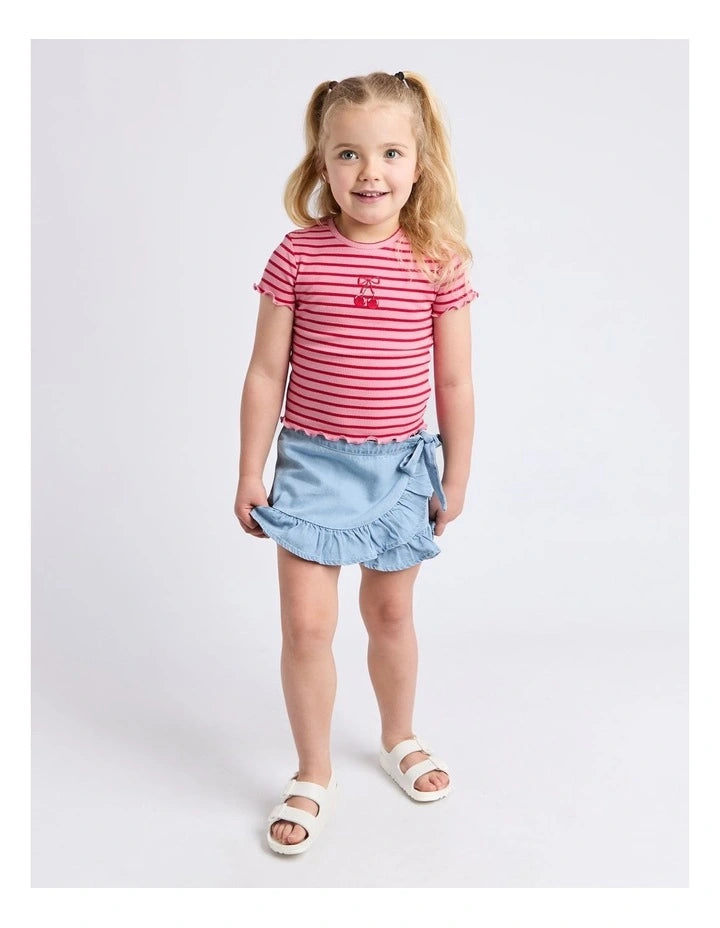 Betty Rib Tee || Pink | Eve Girl