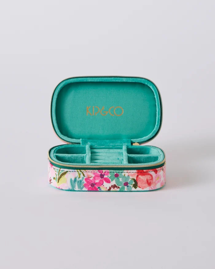 Alfresco Travel Velvet Jewellery Box | Kip & Co