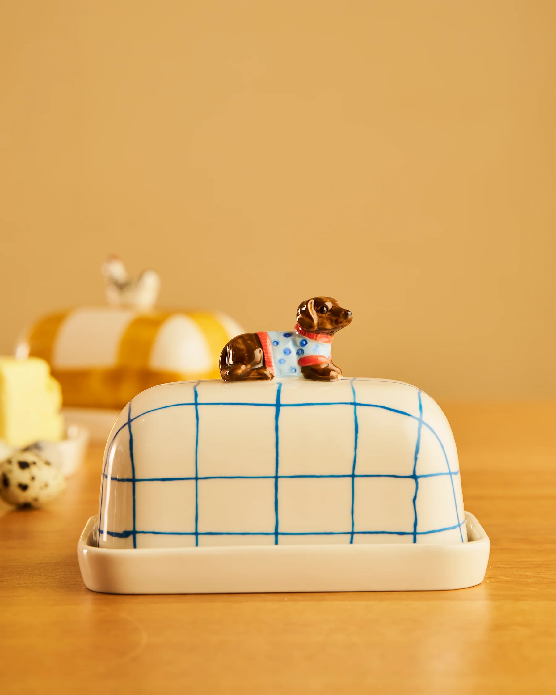 BUTTER DISH - DACHSHUND BUTTER UP | Robert Gordon