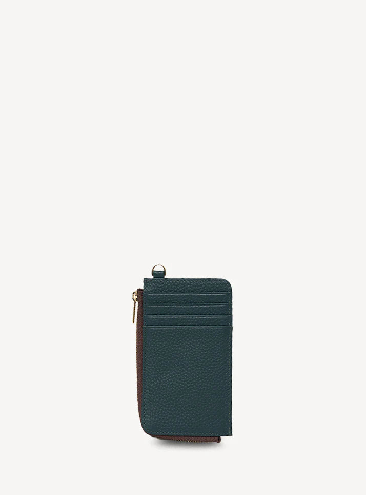 Winona Card Holder | Hunter Green | Saben