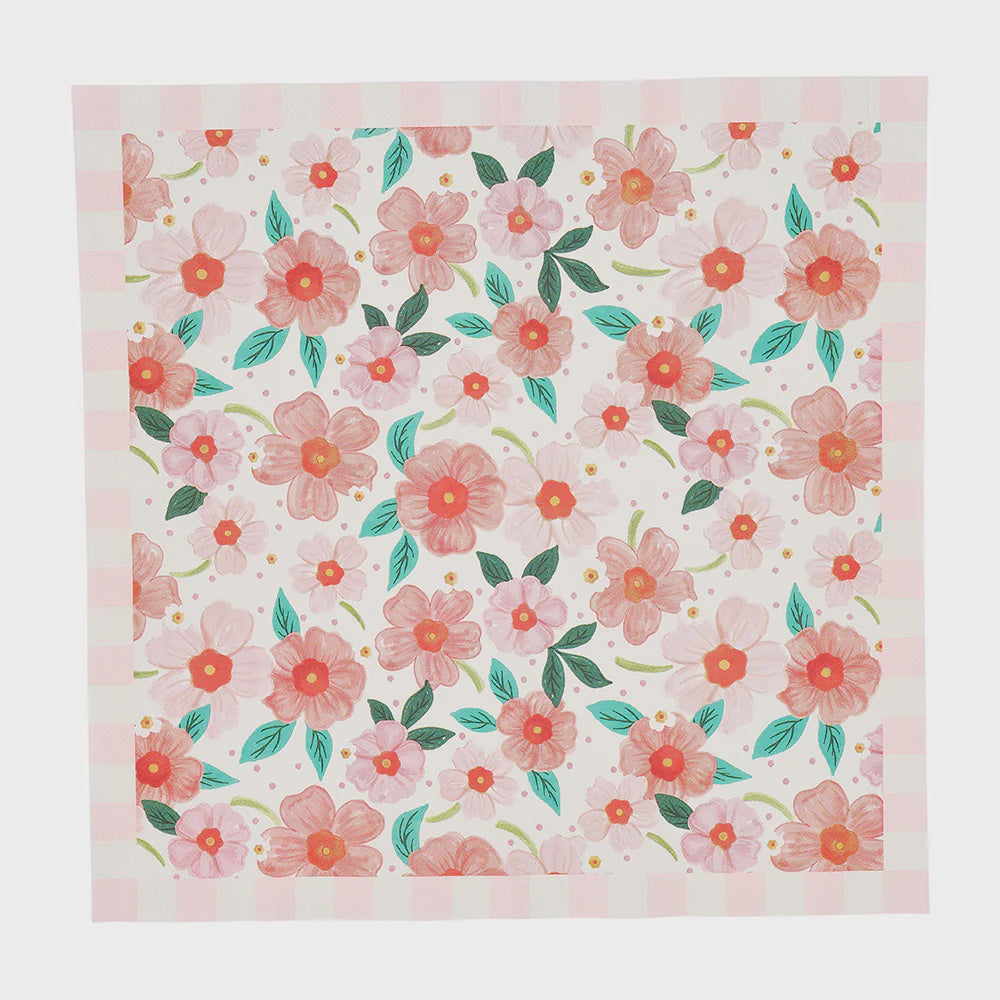Paper Napkins 20pc - Meadow Blush | Annabel Trends
