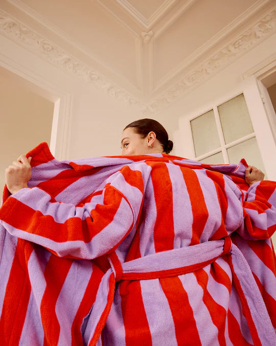 Robe - Grapefruit Stripes | Hommey
